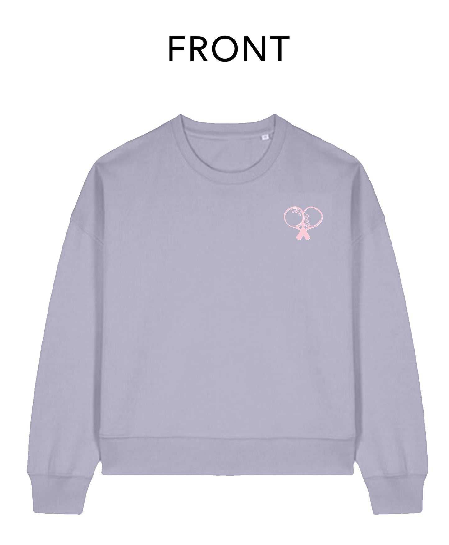 The Organic Padel Addict Women’s Sweatshirt (Lavender)