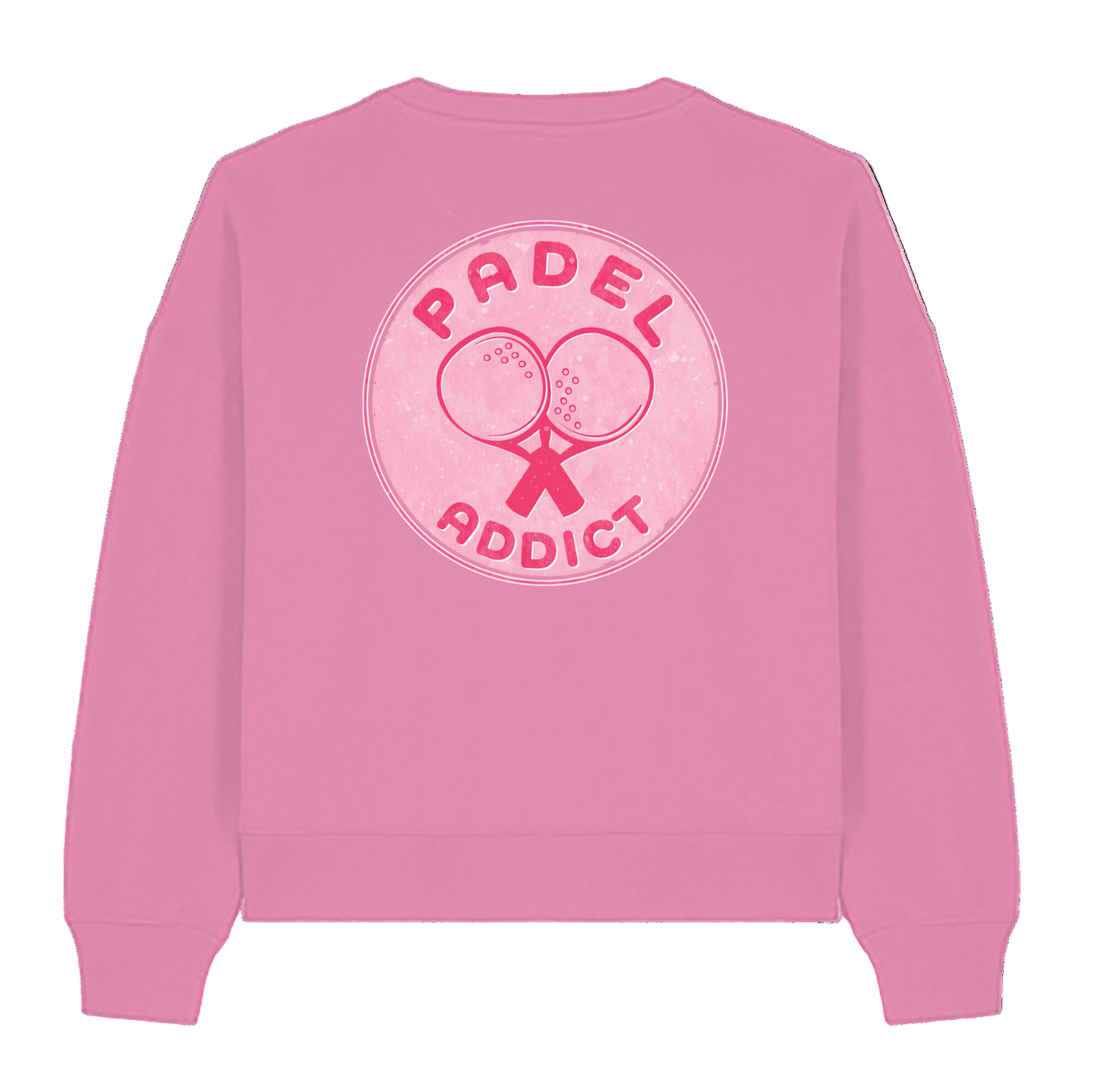 The Organic Padel Addict Women’s Sweatshirt (Bubble Gum)