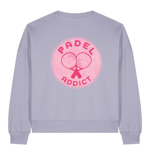 The Organic Padel Addict Women’s Sweatshirt (Lavender)