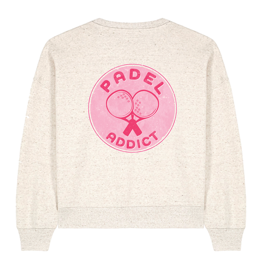 The Organic Padel Addict Women’s Sweatshirt (Eco-Heather)