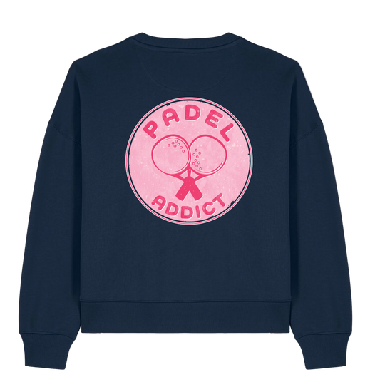 The Organic Padel Addict Women’s Sweatshirt (Navy)